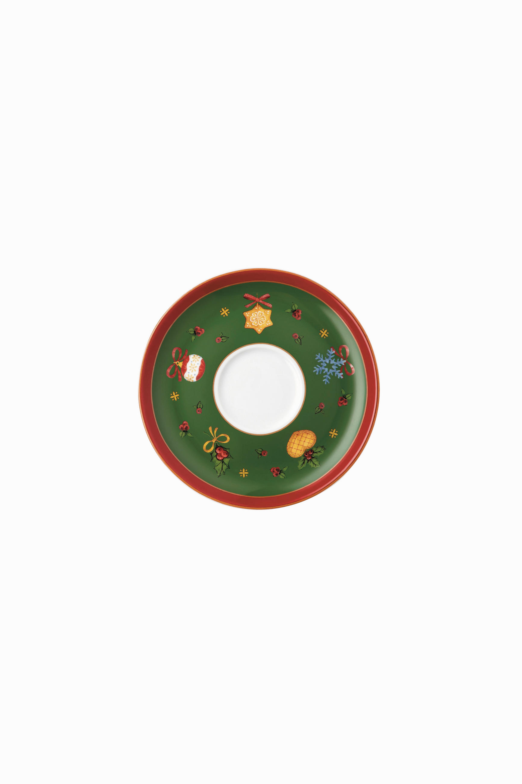 KROŽNIČEK ZA ESPRESO   keramika  12 cm        - gozdno zelena, Basics, keramika (12cm) - Hutschenreuther