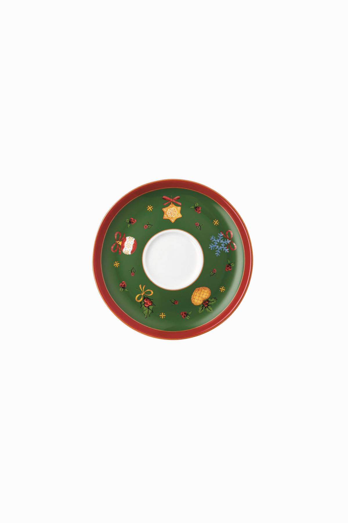 KROŽNIČEK ZA ESPRESO   keramika  12 cm        - gozdno zelena, Basics, keramika (12cm) - Hutschenreuther