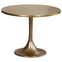 COUCHTISCH 60/60/46,5 cm rund Goldfarben  - Goldfarben, Design, Metall (60/60/46,5cm) - MID.YOU
