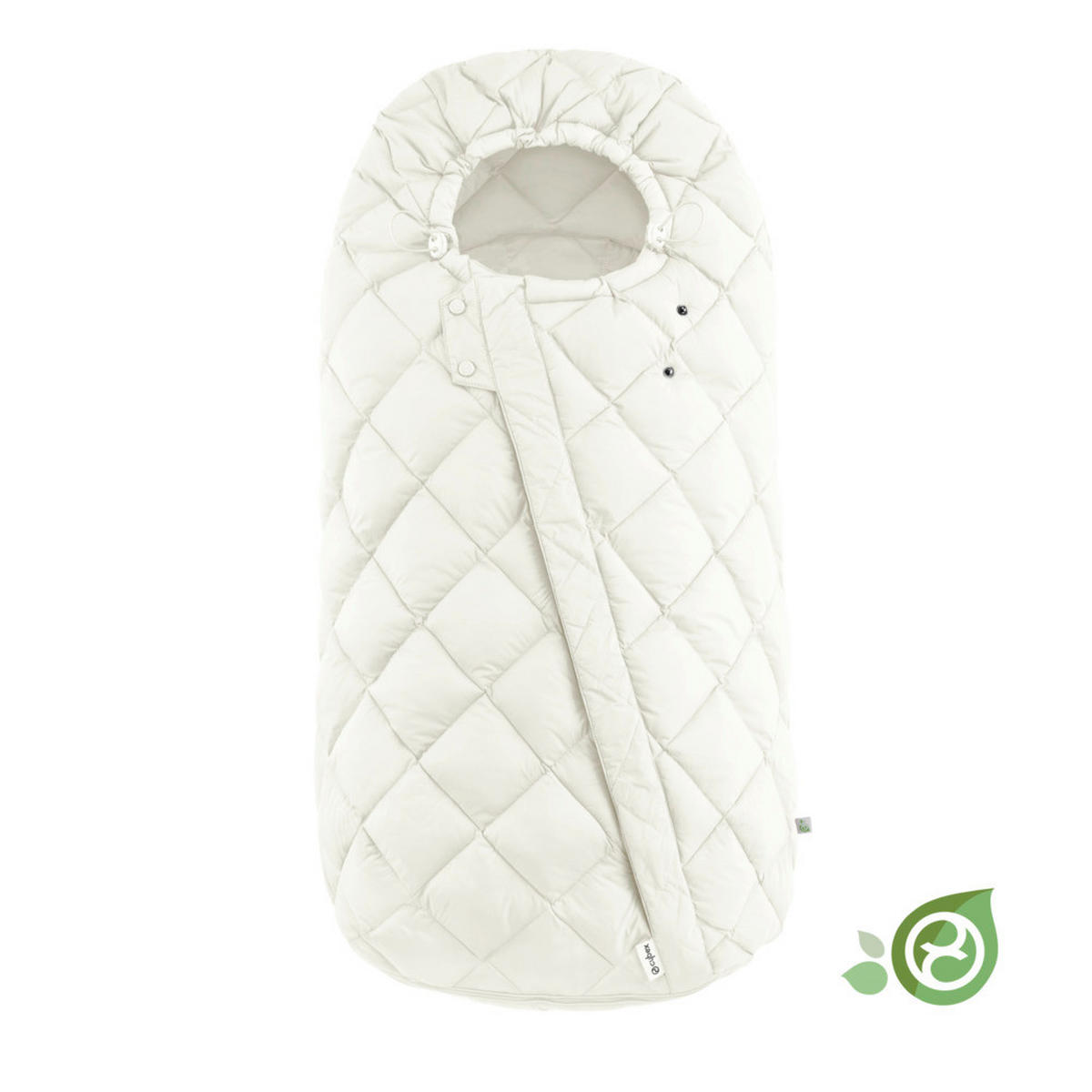 FUßSACK Snogga 2  - Beige, Basics, Textil (90/50cm) - cybex GOLD