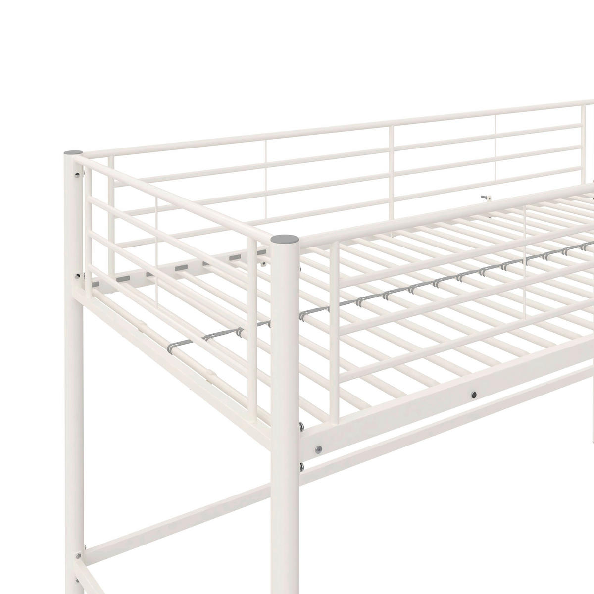 HOCHBETT  - Weiß, Design, Metall (207/129/130cm) - MID.YOU