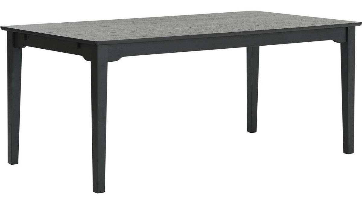 MATBORD svart rektangulär  utdragbar, finns i olika storlekar, finns i olika trädekorer  - svart, Design, trä (190/95/75cm) - Best Price