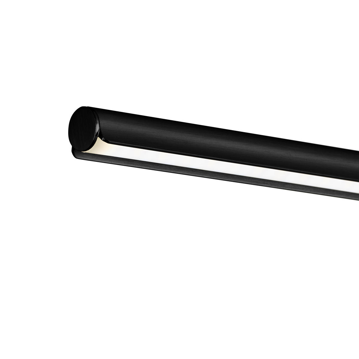 STOJACÍ LED SVÍTIDLO, 23/130 cm  - černá, Design, kov/plast (23/130cm) - Fischer & Honsel