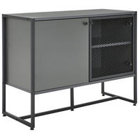 SIDEBOARD  in 100/75/41 cm  - Anthrazit/Schwarz, MODERN, Holzwerkstoff/Metall (100/75/41cm) - Novel