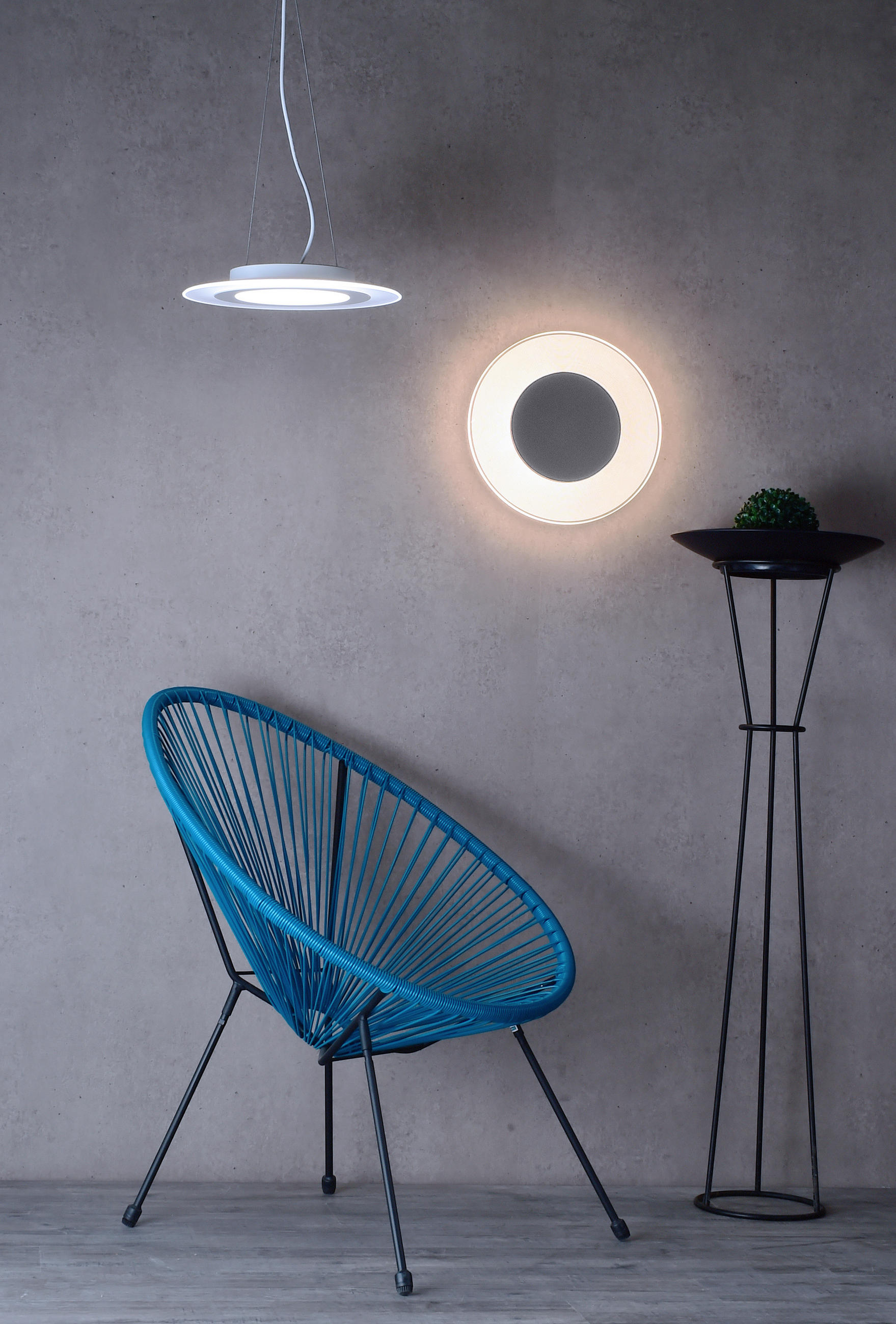 LED-DECKENLEUCHTE    37/37/4,5 cm  - Grau, Konventionell, Kunststoff (37/37/4,5cm)