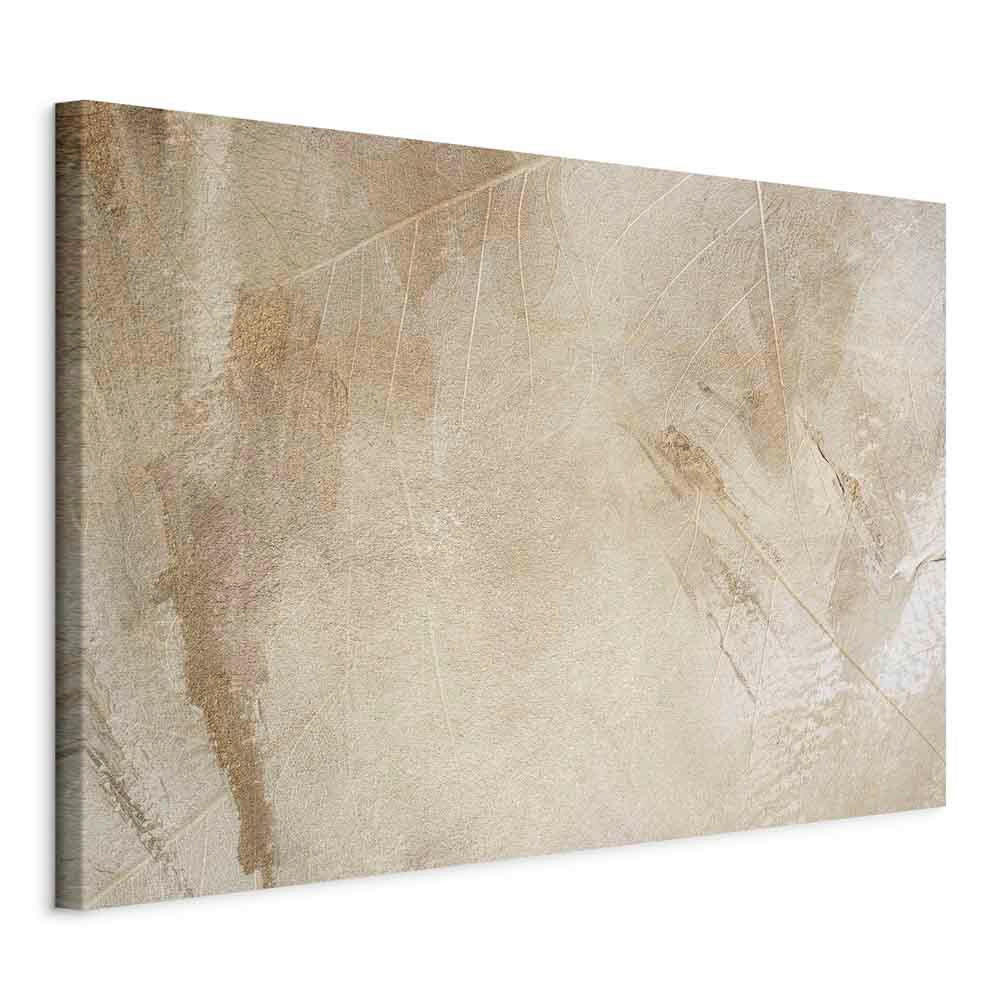 LEINWANDBILD Abstraktes 120/80/1.2 cm  - Grauweiß/Cappuccino, Basics, Holz/Textil (120/80/1.2cm) - artgeist