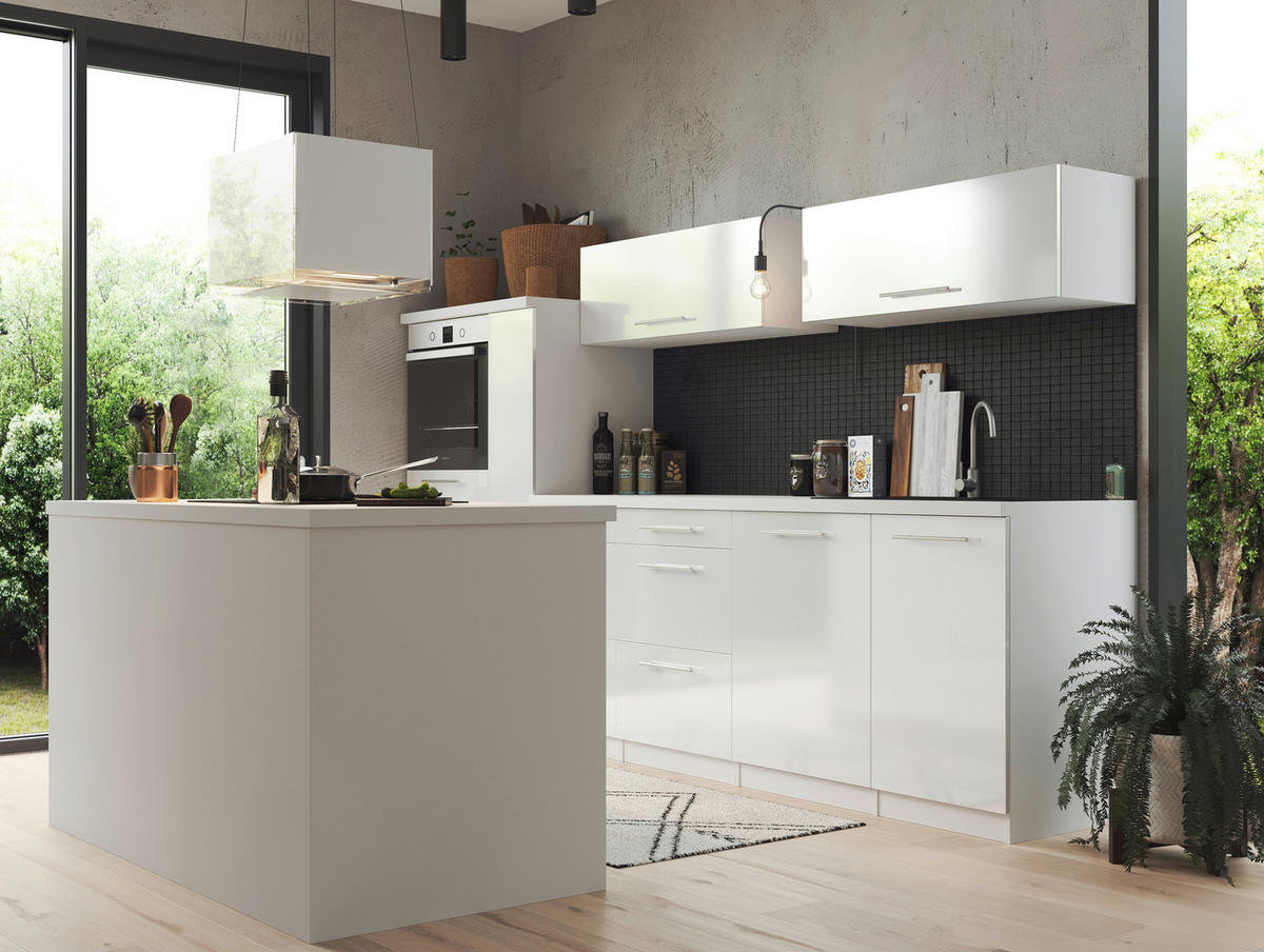 DUNSTABZUGSHAUBE CH11050IW  - Weiß, Trend, Glas/Metall (50/36-166/40cm) - Respekta