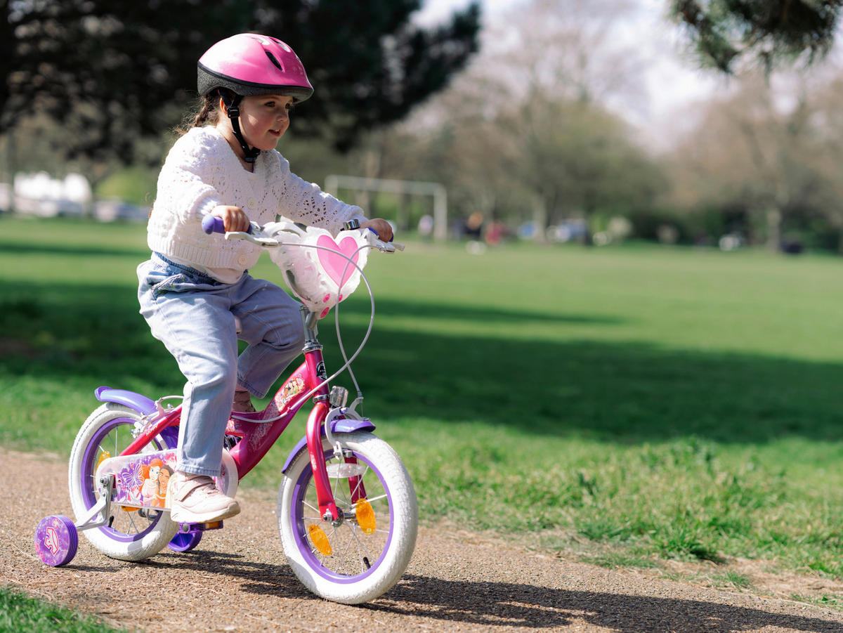 KINDERFAHRRAD 14 Zoll  - Pink, Basics, Metall (54.7cm)