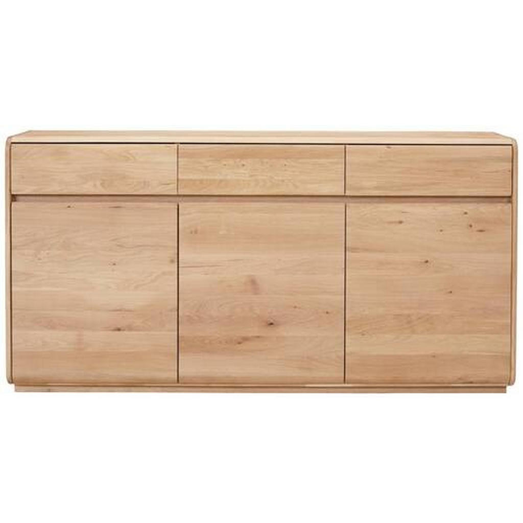 Thumbnail - Linea Natura Sideboard, Wildeiche, Holz, Wildeiche, massiv, 3 Fächer, 3 Schubladen, 179x91x41 cm, Typenauswahl, Beimöbel...