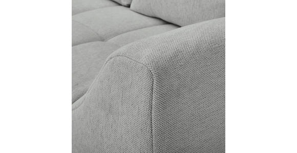 ECKSOFA  in Flachgewebe Grau  202/306 cm  - Buchefarben/Grau, KONVENTIONELL, Holz/Textil (202/306cm) - Carryhome