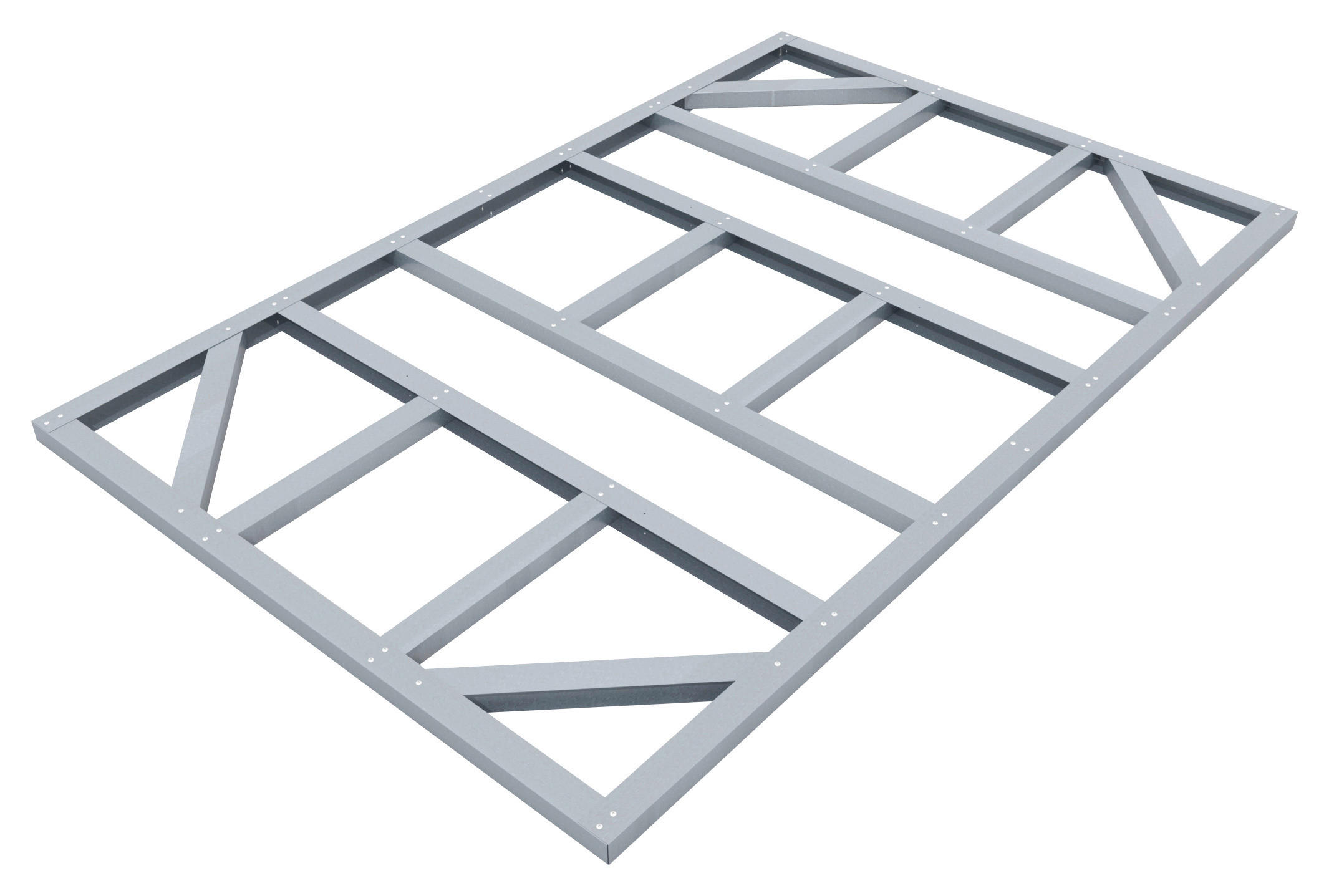 Fundamentrahmen 144x234cm, Stahl, Wetterfest