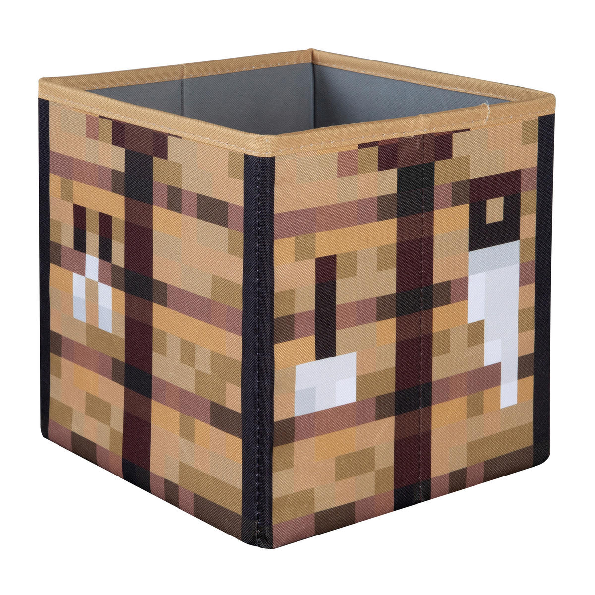 FALTBOX - Schwarz/Braun, MODERN, Textil (27/27/27cm) - Minecraft
