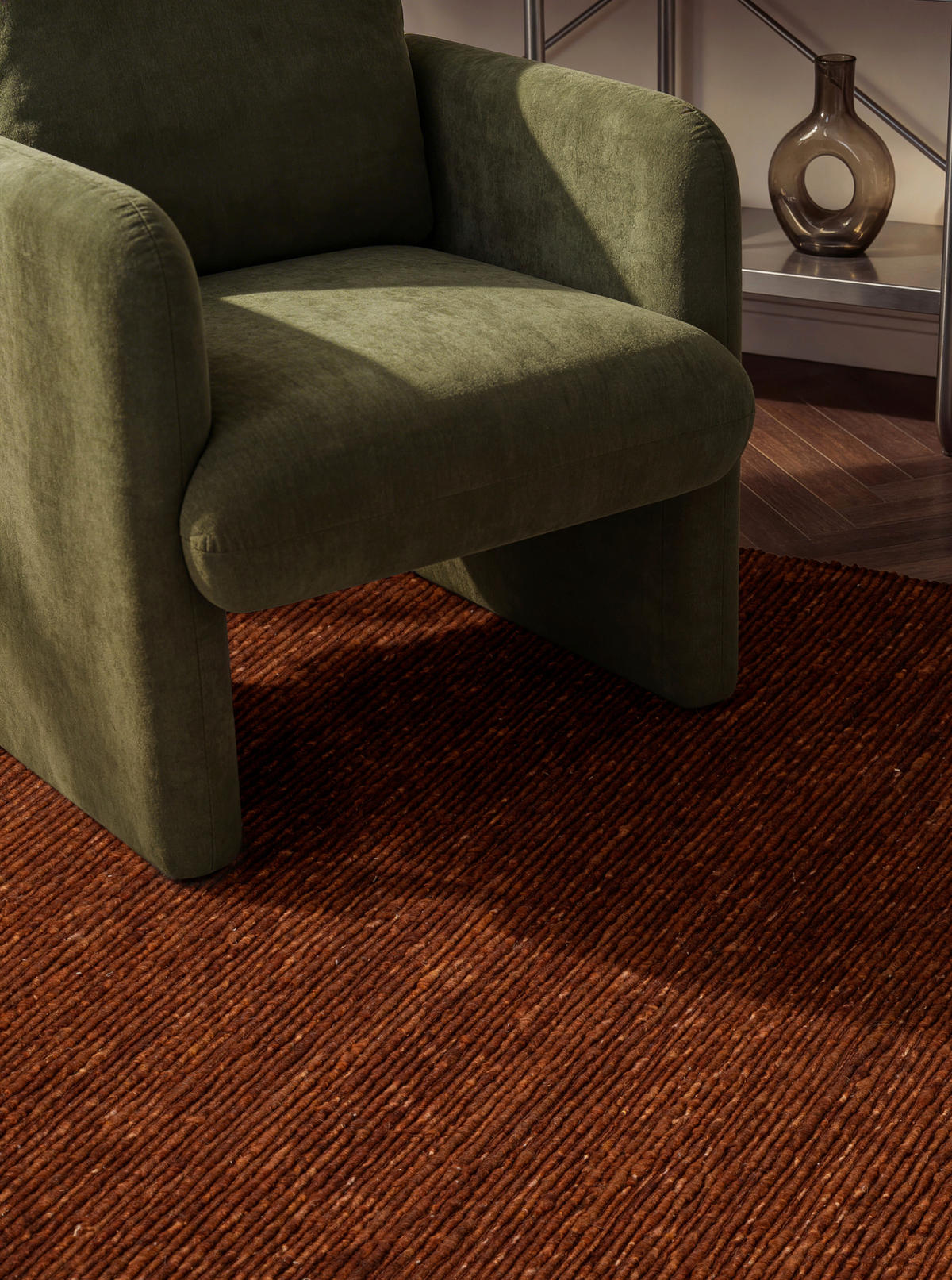WOLLTEPPICH 200/290 cm Bexley Woolwich Rotbraun  - Rotbraun, Basics, Textil (200/290cm) - Ted Baker