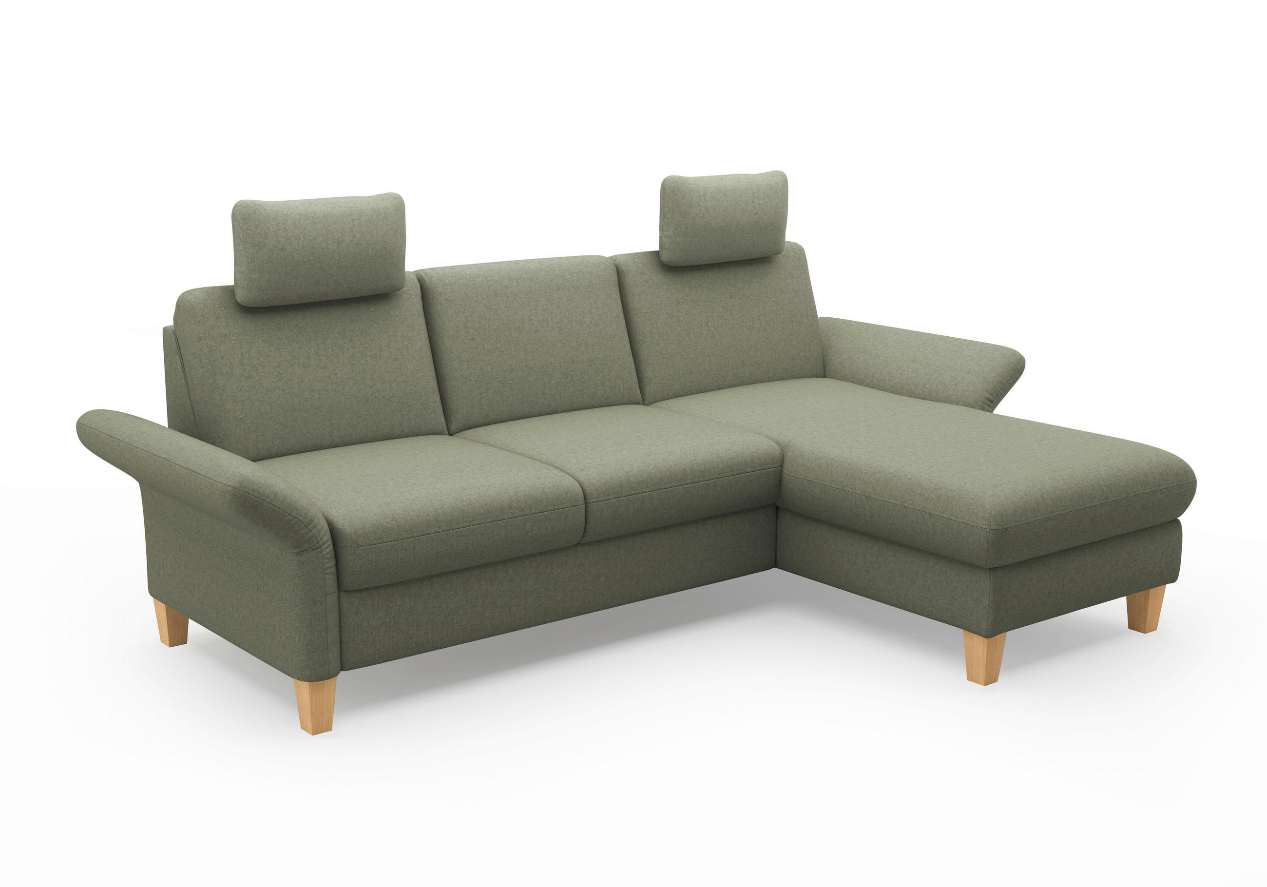 KOPFSTÜTZE - Olivgrün, KONVENTIONELL, Textil (50/25/12cm) - Sit & More