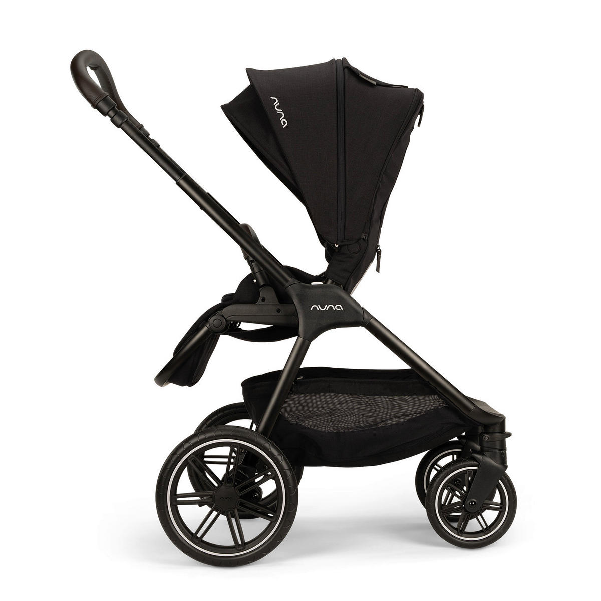 KINDERWAGENSET  TRIV lx Caviar  Caviar  - Schwarz, Basics, Kunststoff/Metall (96/58/109cm) - Nuna