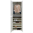 GARDEROBENSCHRANK  in  - Anthrazit/Weiß, Design, Holzwerkstoff (60,5/190/42,6cm) - Voleo