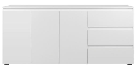 SIDEBOARD in 178/80/40 cm - Schwarz/Weiß, Design, Holzwerkstoff/Kunststoff (178/80/40cm) - Carryhome