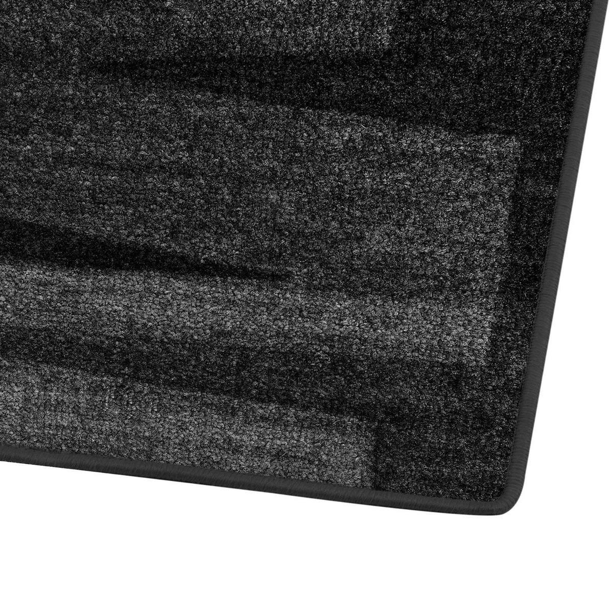 LÄUFER 80/450 cm Via Veneto  - Schwarz, Design, Kunststoff/Textil (80/450cm) - Floordirekt