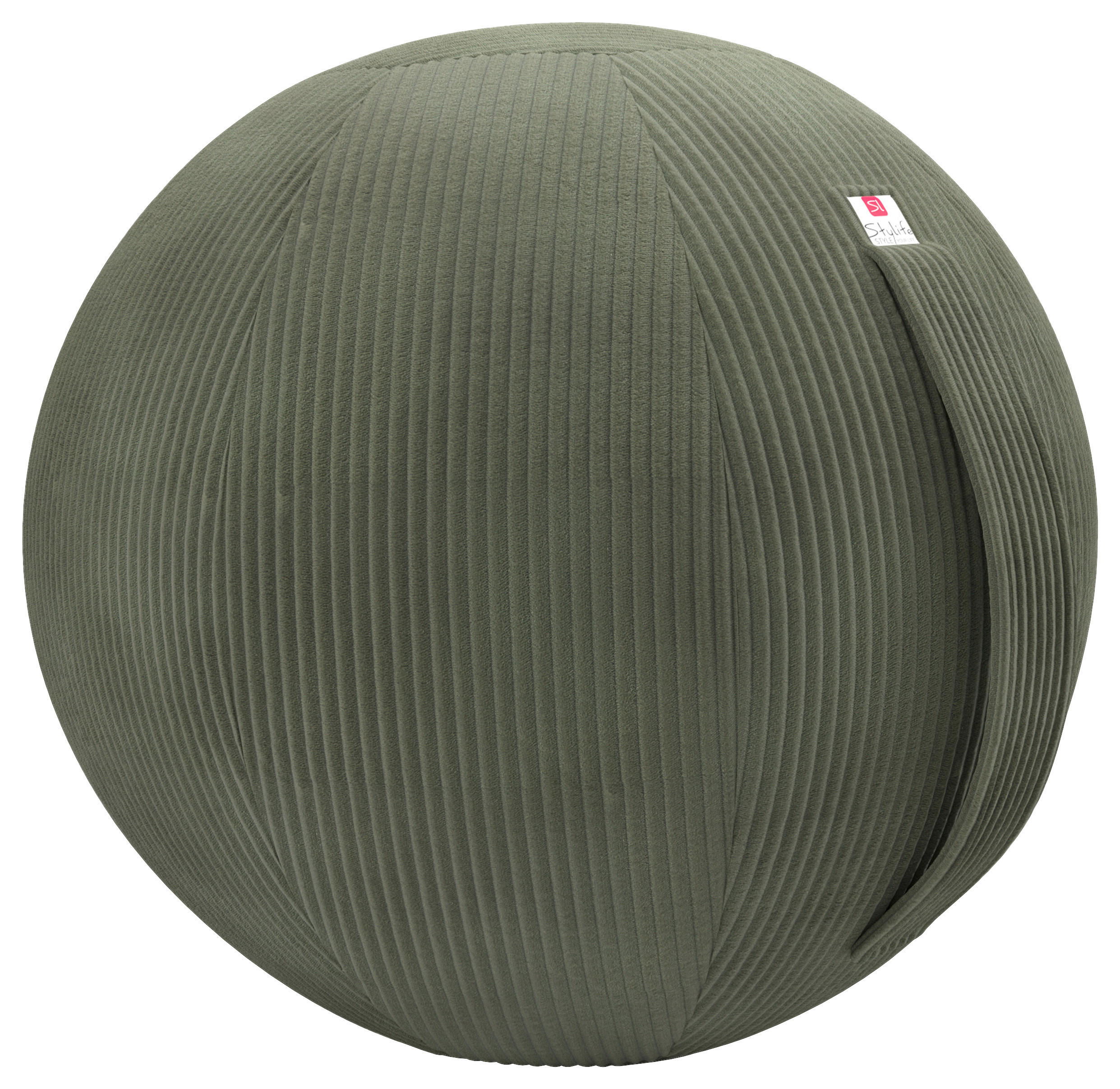 SITZBALL - Grün, Design, Textil (65cm) - Stylife