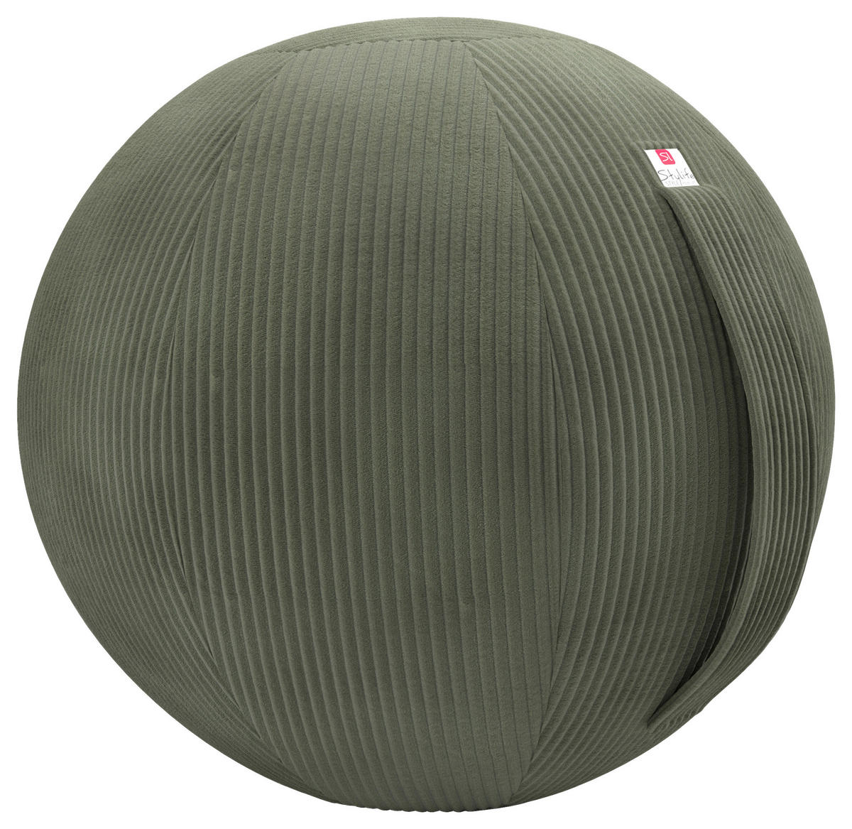 SITZBALL - Grün, Design, Textil (65cm) - Stylife