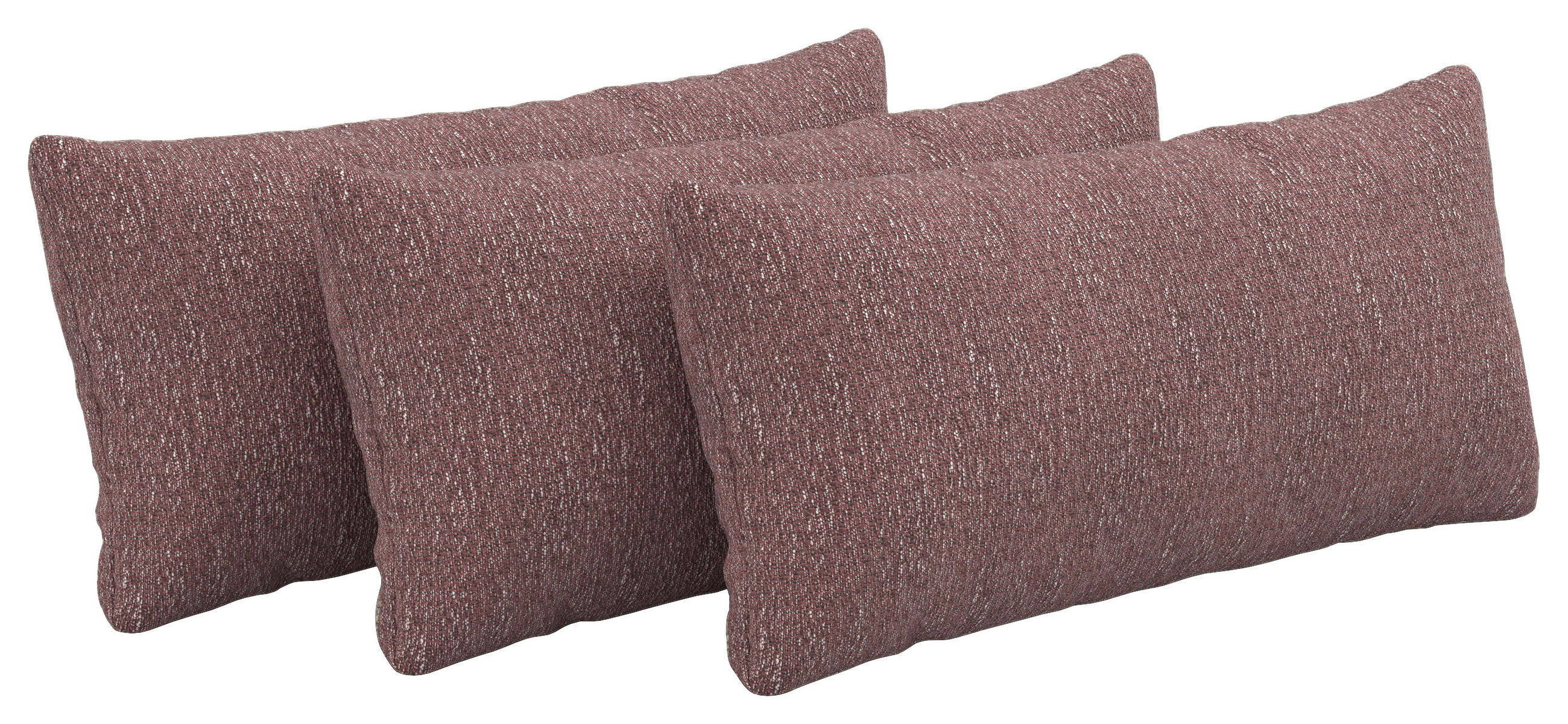 ZIERKISSEN ZOE E 3-teilig 60/30 cm  - Aubergine, KONVENTIONELL, Textil (60/30cm) - Sit & More