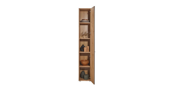 SCHRANK in Eichefarben  - Wildeiche/Eichefarben, Design, Holz/Holzwerkstoff (35,5/205,5/37,1cm) - Dieter Knoll