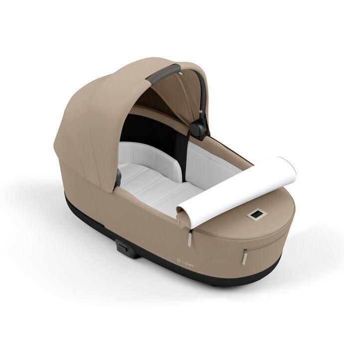 LIEGEWANNE Priam Lux  - Beige/Weiß, Basics, Textil (87,5/48/60cm) - cybex PLATINUM