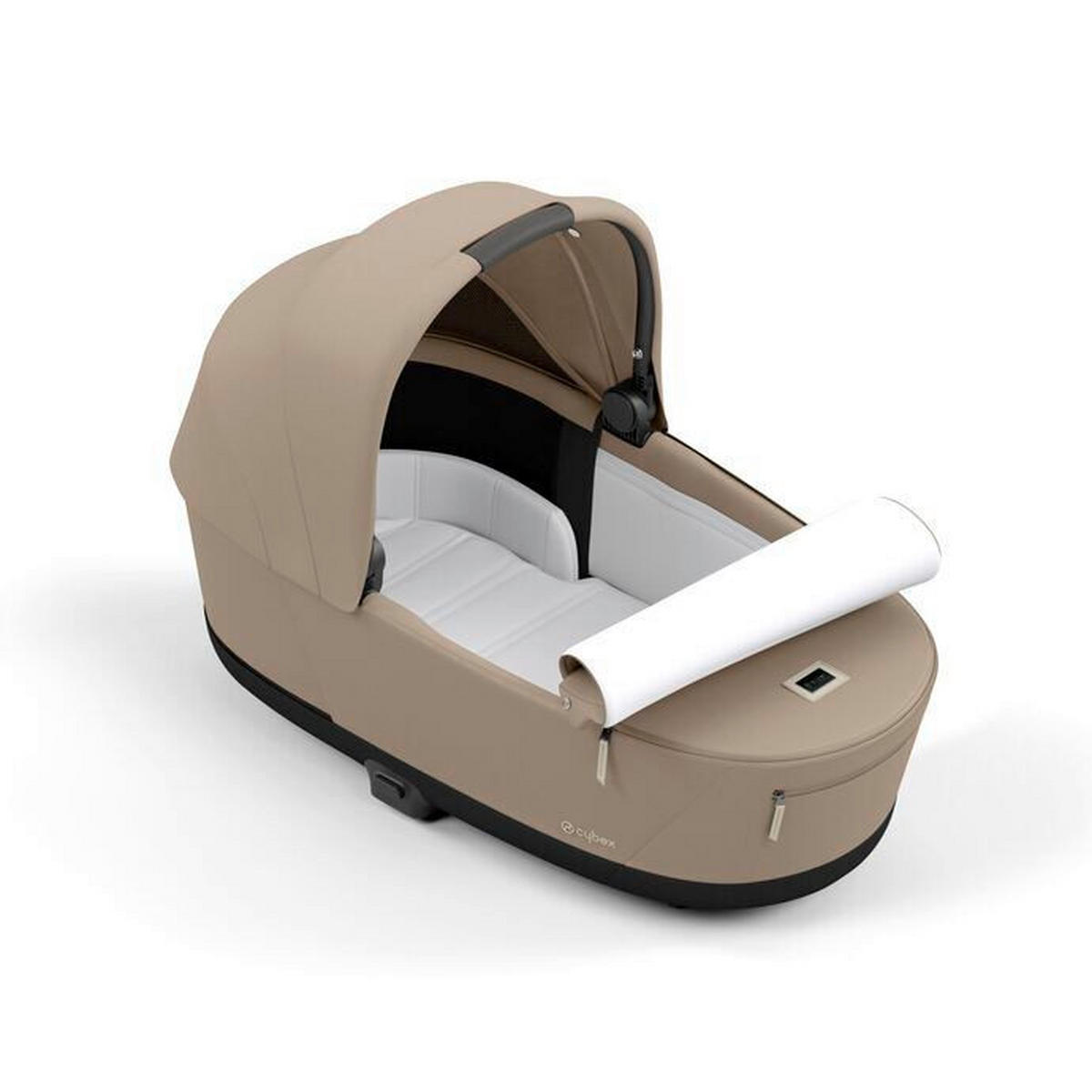 LIEGEWANNE Priam Lux  - Beige/Weiß, Basics, Textil (87,5/48/60cm) - cybex PLATINUM