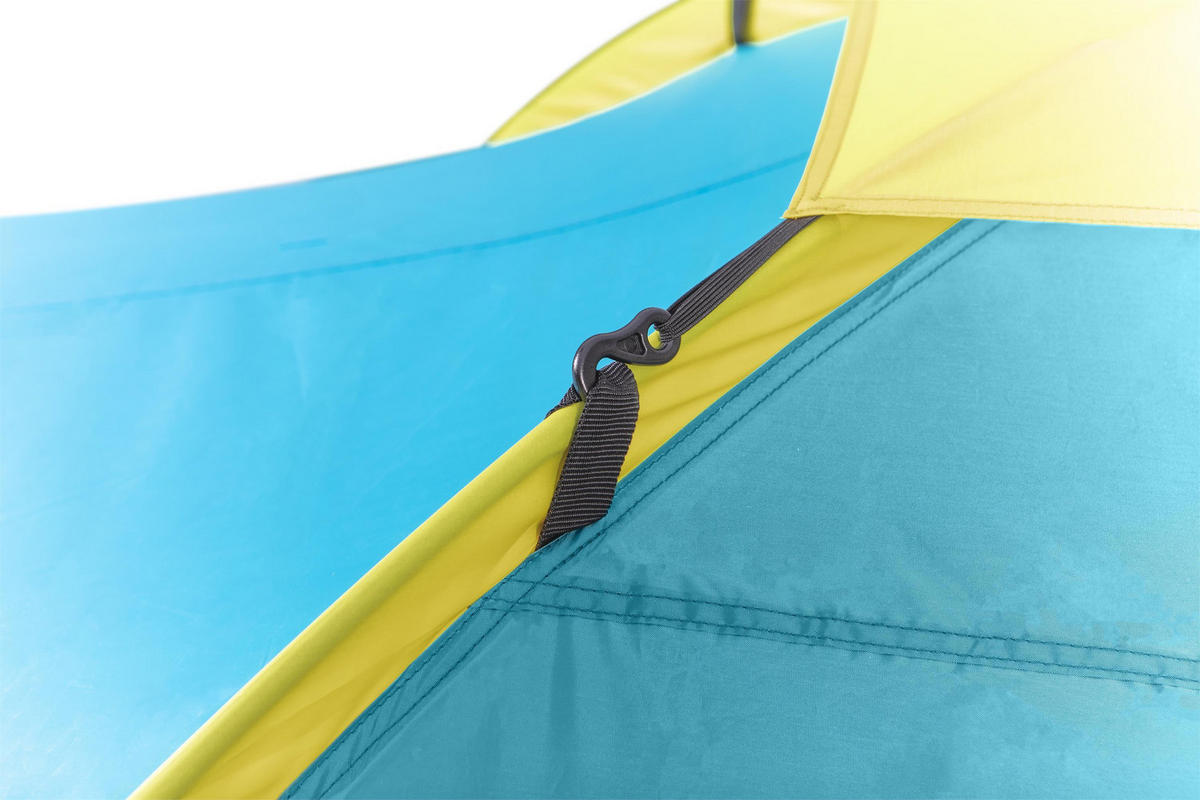 TÄLT - turkos/gul, Klassisk, plast (350/240/130cm) - Bestway