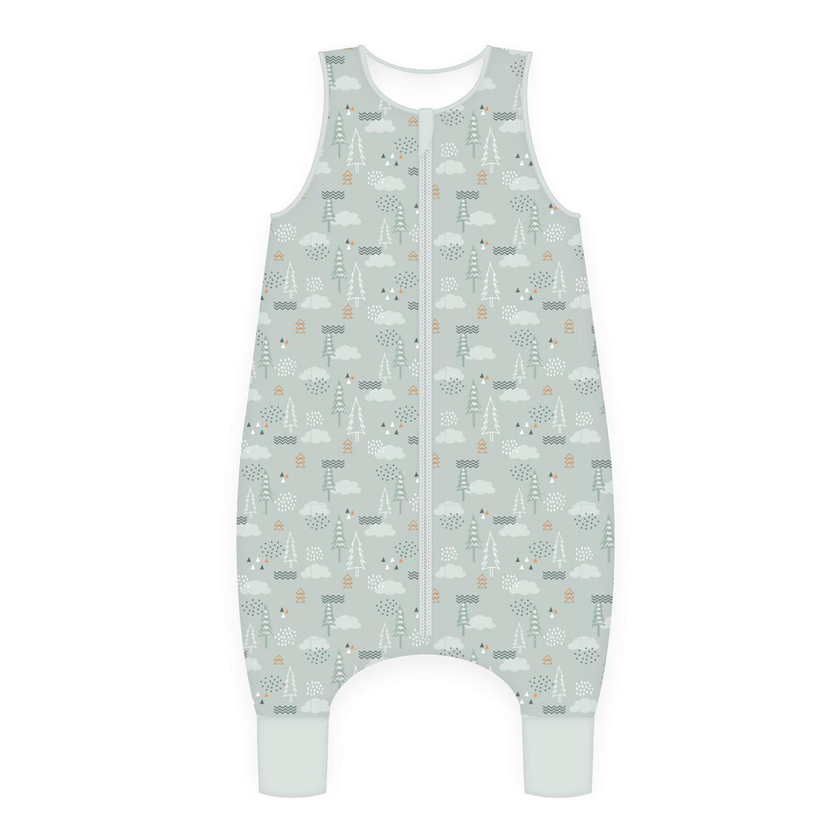 BABYSCHLAFSACK NORDIC FOREST  90/45 cm     - Salbeigrün, Basics, Textil (90/45cm) - Herding