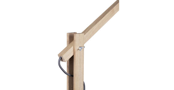 LED-SCHREIBTISCHLEUCHTE 45/12/50 cm   - Eichefarben, Natur, Holz (45/12/50cm) - Dieter Knoll