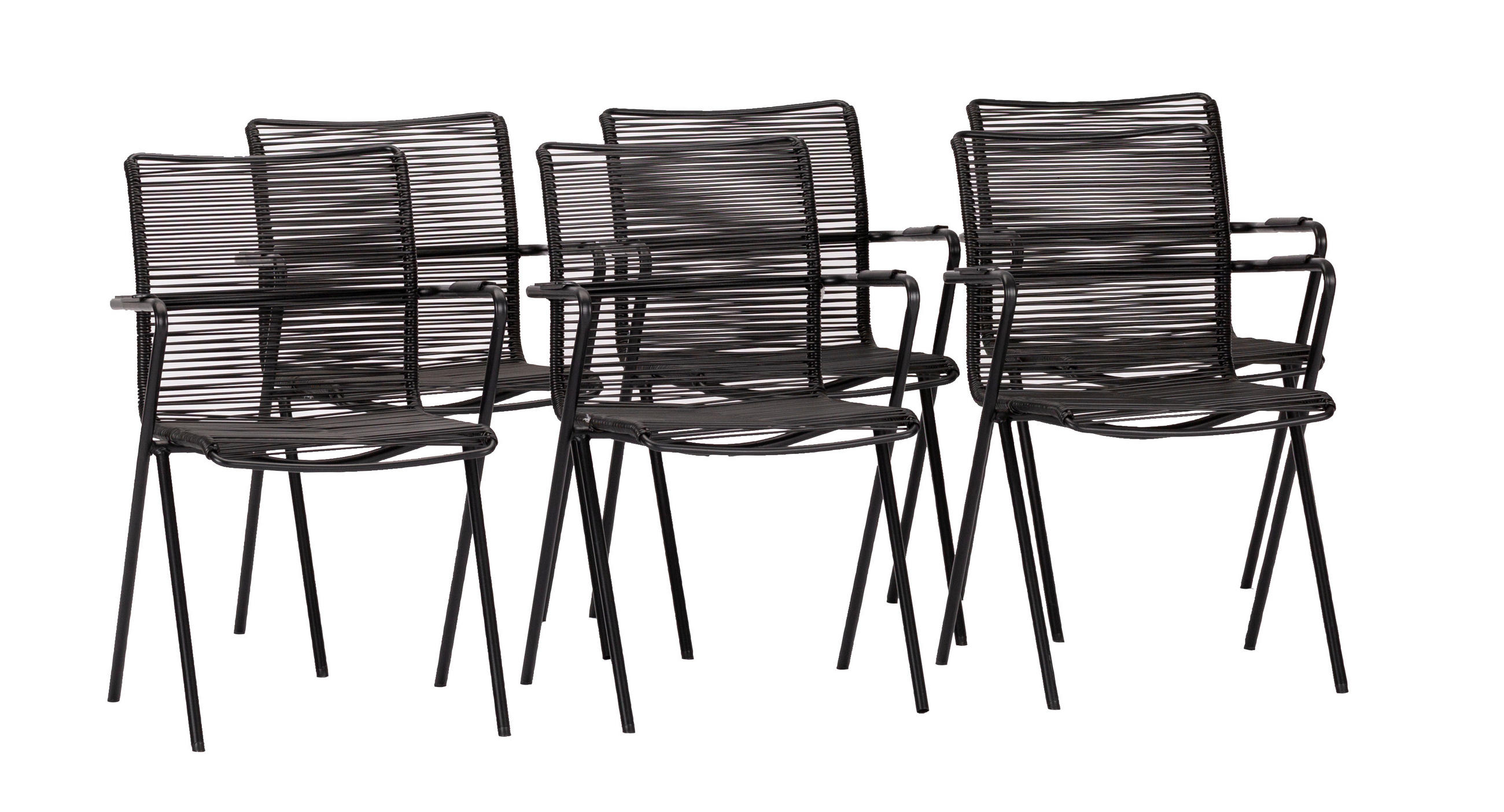 STAPELSESSEL in Metall, Kunststoff Anthrazit, Schwarz  - Anthrazit/Schwarz, Basics, Kunststoff/Metall (55/57/83cm) - Acamp