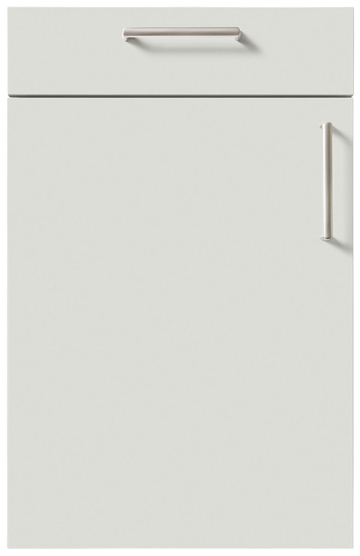 EINBAUKÜCHE FINA MATT  - Grau, Design, Holzwerkstoff - Novel