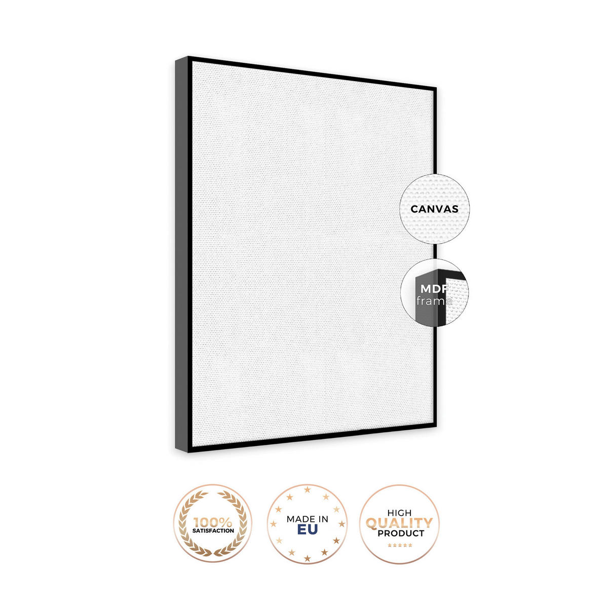 LEINWANDBILD Abstraktes 70/100 cm  - Schwarz/Weiß, Basics, Holz/Textil (70/100cm)