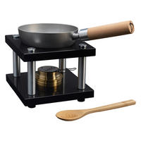DeWok Mobiler Wok Single Set DeWok  - Schwarz, Basics, Holz/Stein (31,50/31,50/29,50cm)
