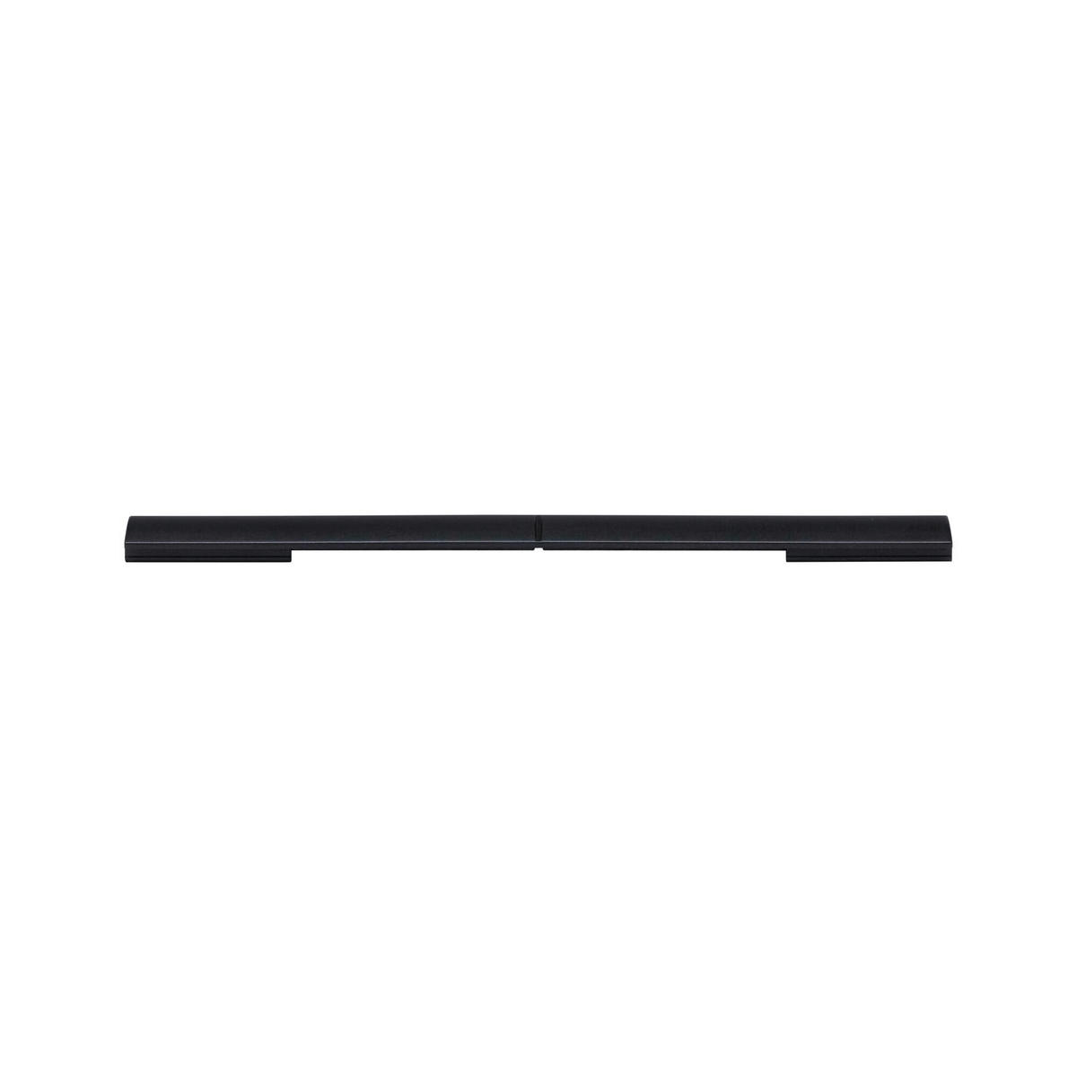SCHIENENSYSTEM-ABDECKSCHIENE URail 12,5/0,5/1 cm   - Transparent/Schwarz, Basics, Kunststoff (12,5/0,5/1cm) - Paulmann