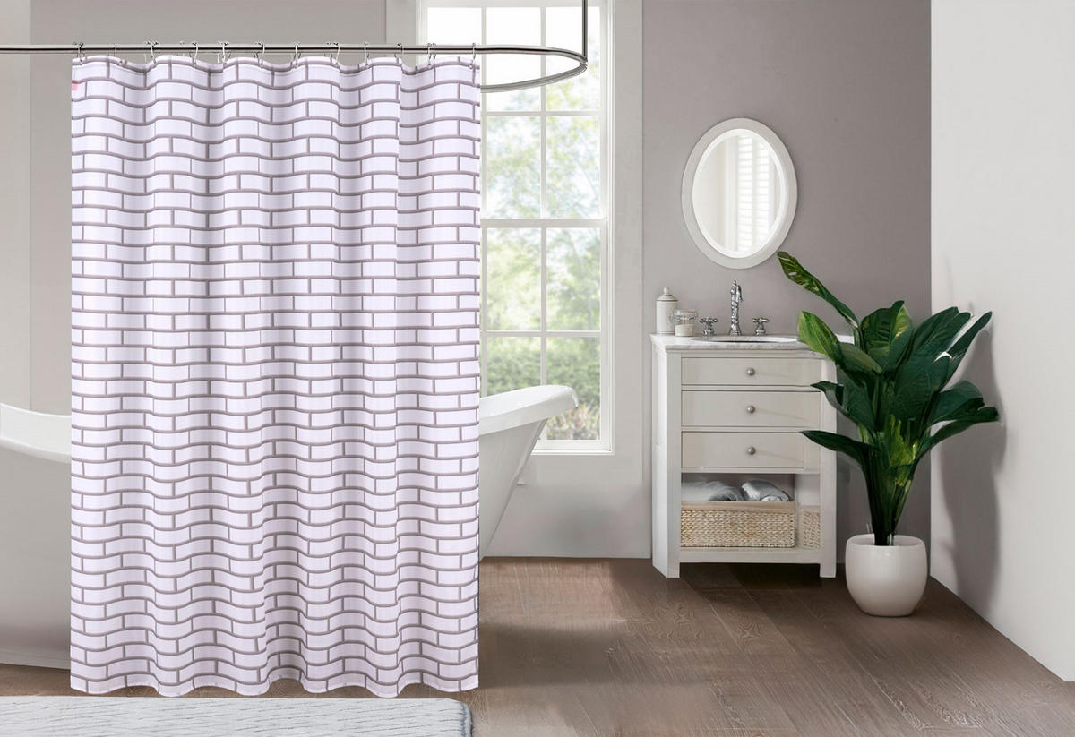 KOPALNIŠKA ZAVESA  LARA     180/200 cm        siva  - siva, Basics, tekstil (180/200cm) - Boxxx