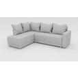 ECKSOFA in Webstoff Altrosa  - Altrosa/Naturfarben, KONVENTIONELL, Holz/Textil (145/250cm) - Carryhome