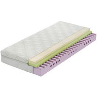 LEŽIŠČE IZ UDOBNE PENE 90/200 cm  - bela, Basics, tekstil/naravni materiali (90/200cm) - Optimo