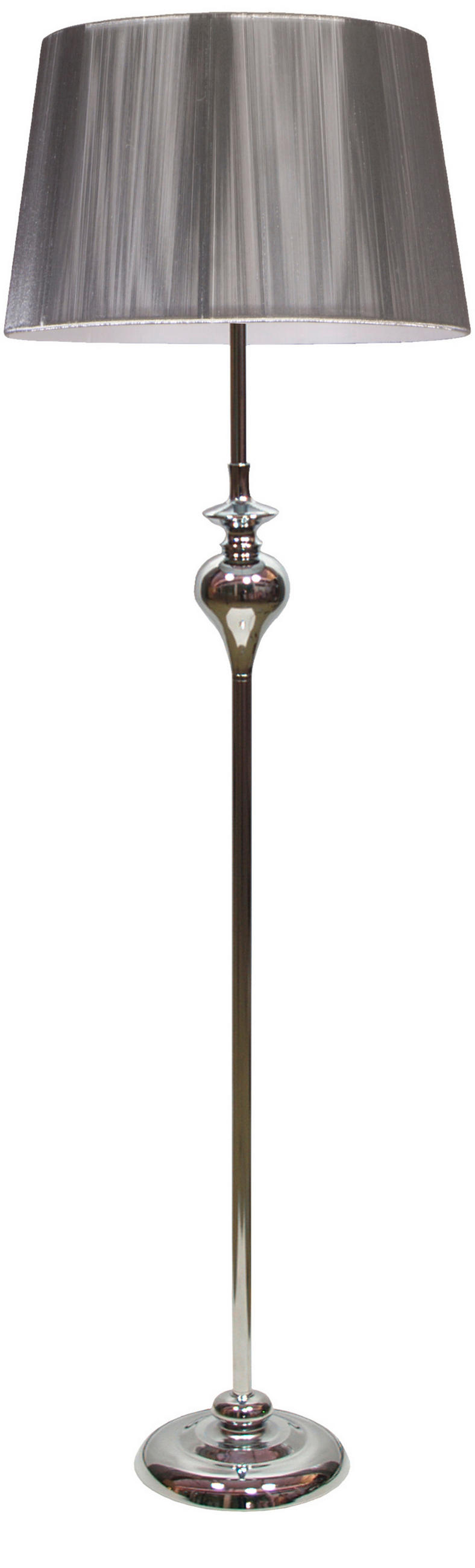 STEHLEUCHTE 35/35/135 cm   - Silberfarben, Design, Metall (35/35/135cm)