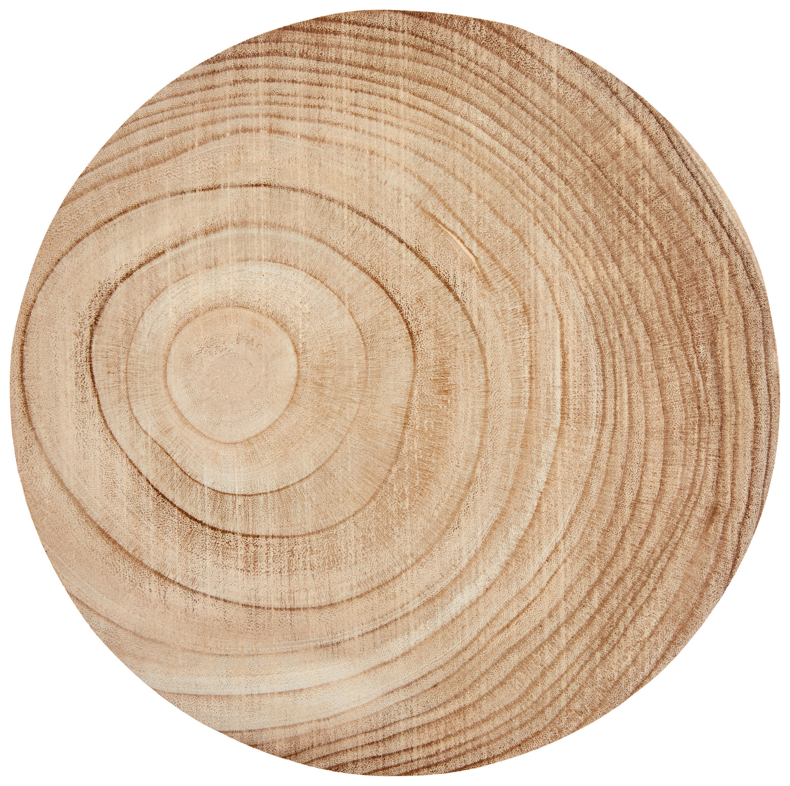 Dekoteller Mara Braun Holz BxHxT 31x3,5x31 cm