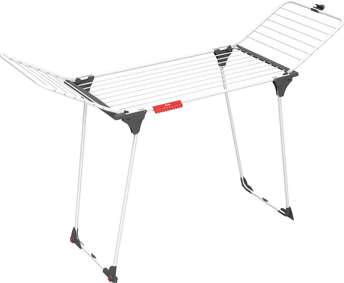 STOJACÍ SUŠÁK NA PRÁDLO - vysoce lesklá bílá, Basics, kov (7/108.5/58.5cm) - Vileda