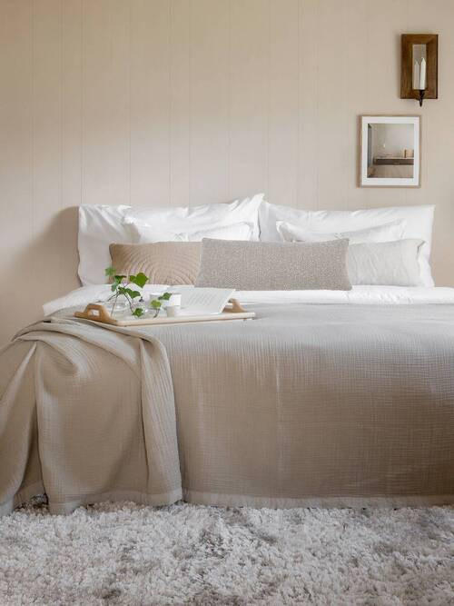 ZIERKISSEN  35/80 cm   - Beige, Basics, Textil (35/80cm)