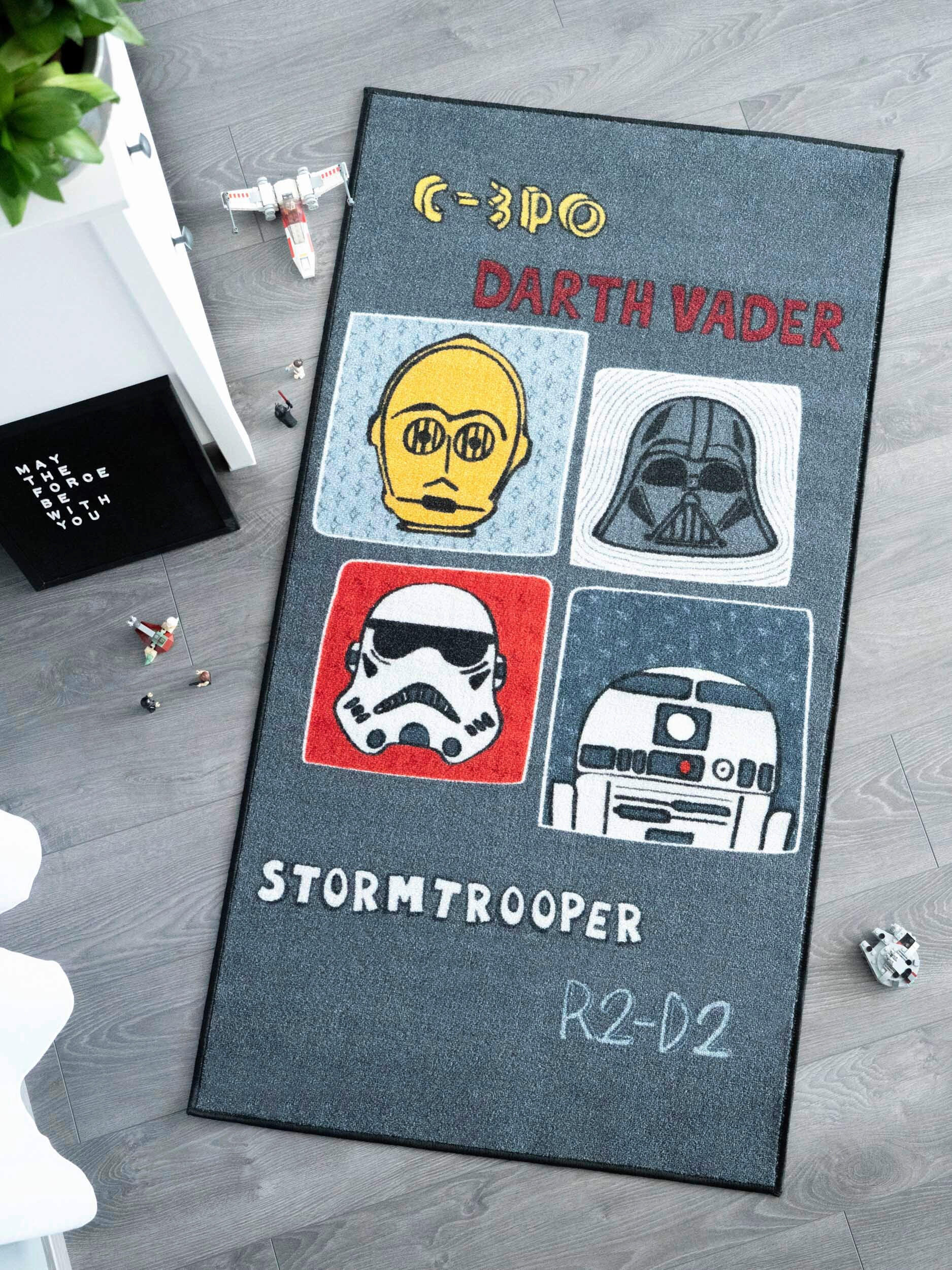 GYEREKSZŐNYEG  DISNEY CARPET  - szürke, Basics, műanyag/textil (80/150cm)