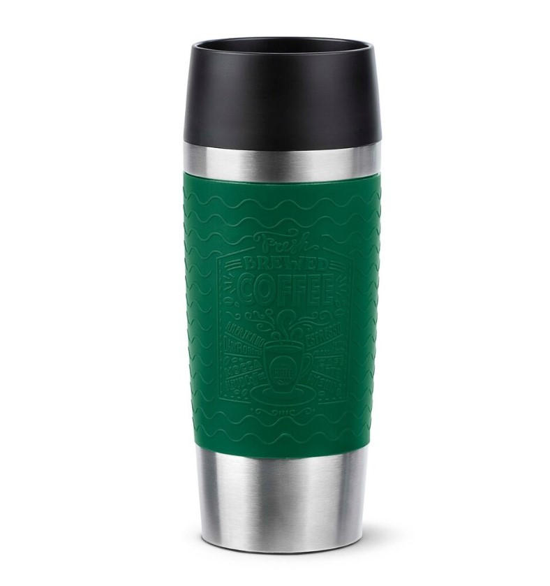 COFFEE-TO-GO-MUGG 0,36 l  - grön, Design, metall/plast (0,36l) - Tefal