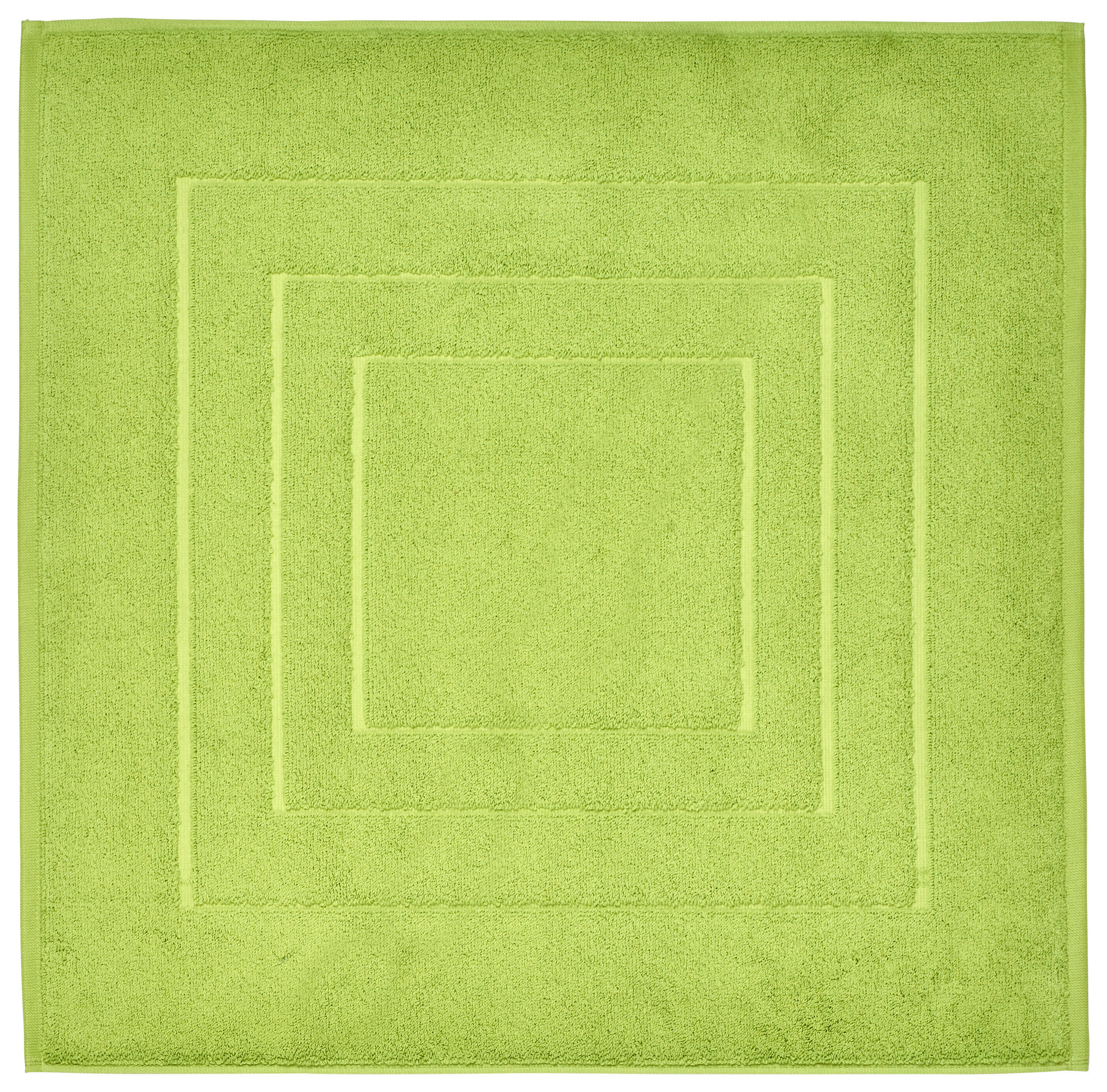 BADEMATTE Hellgrün 60/60 cm  - Hellgrün, Basics, Textil (60/60cm) - Vossen