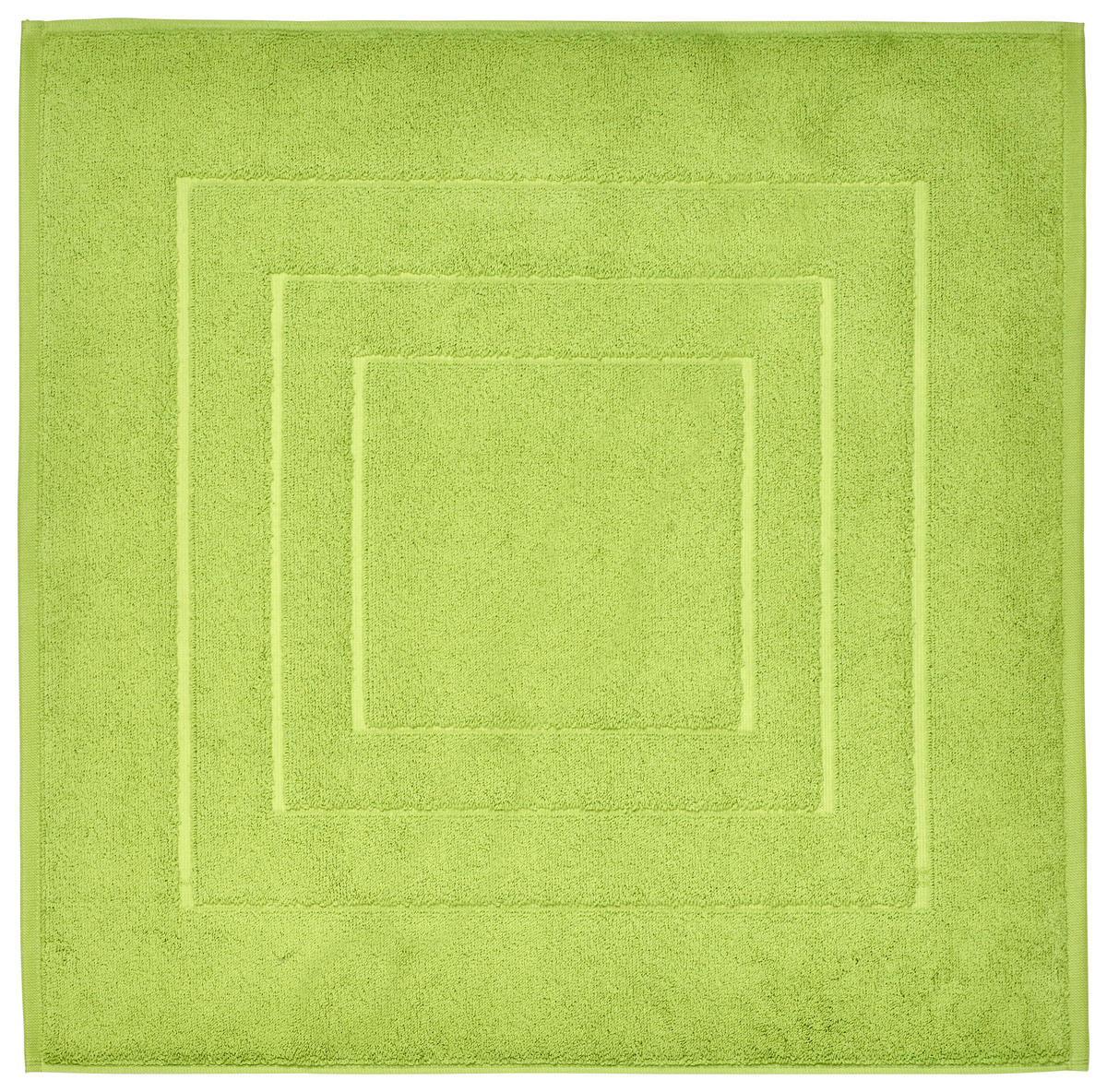 BADEMATTE Hellgrün 60/60 cm  - Hellgrün, Basics, Textil (60/60cm) - Vossen