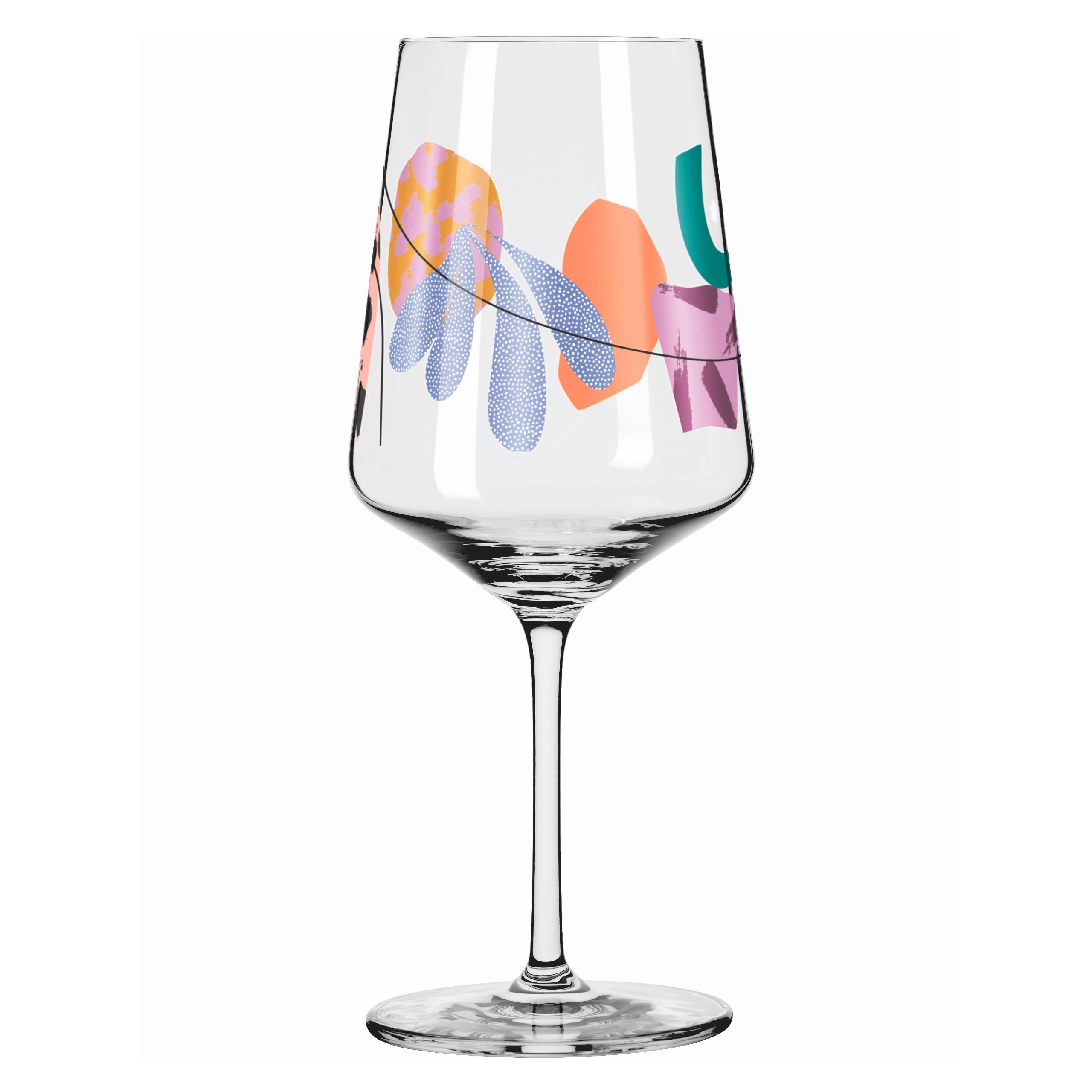 SPRITZERGLAS 544 ml  - Blau/Orange, LIFESTYLE, Glas (8,3/22,5cm) - Ritzenhoff