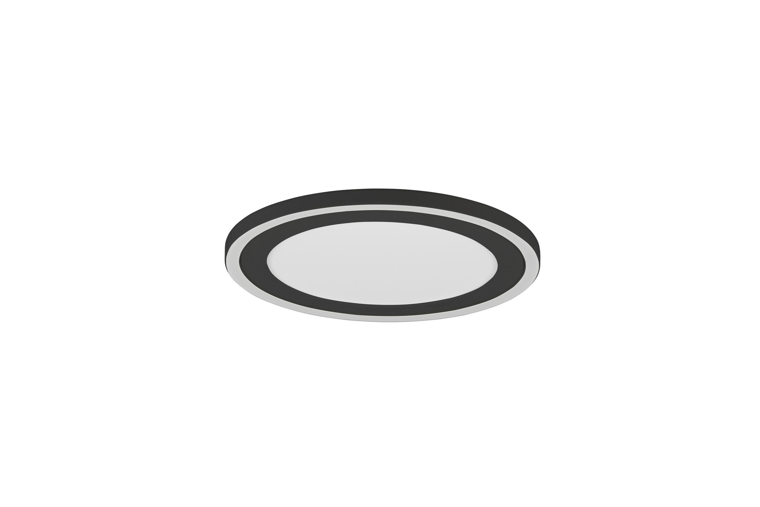 LED-DECKENLEUCHTE  33/4 cm    - Schwarz, Basics, Kunststoff (33/4cm)