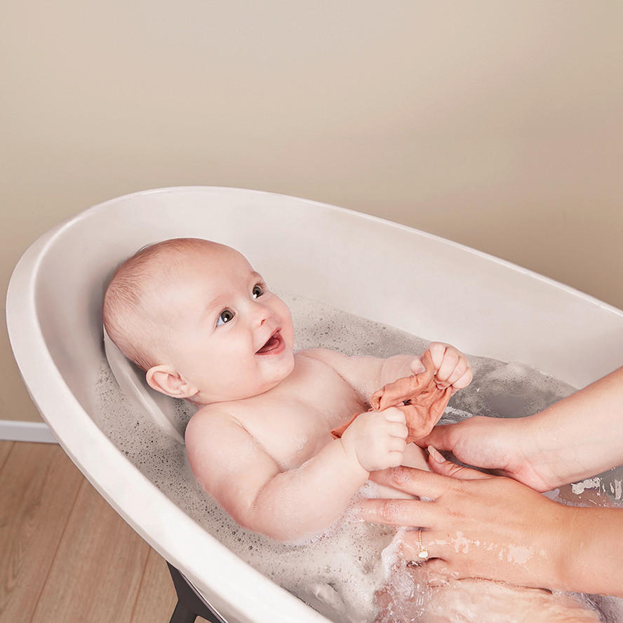 BABYBADESET Luma  - Beige, Basics, Kunststoff (79,5/40/46cm) - Bebe Jou